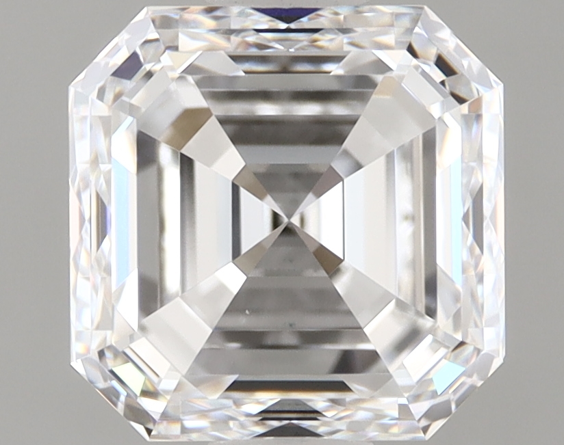 2.01 carat natural asscher diamond, E VS1, GIA certified