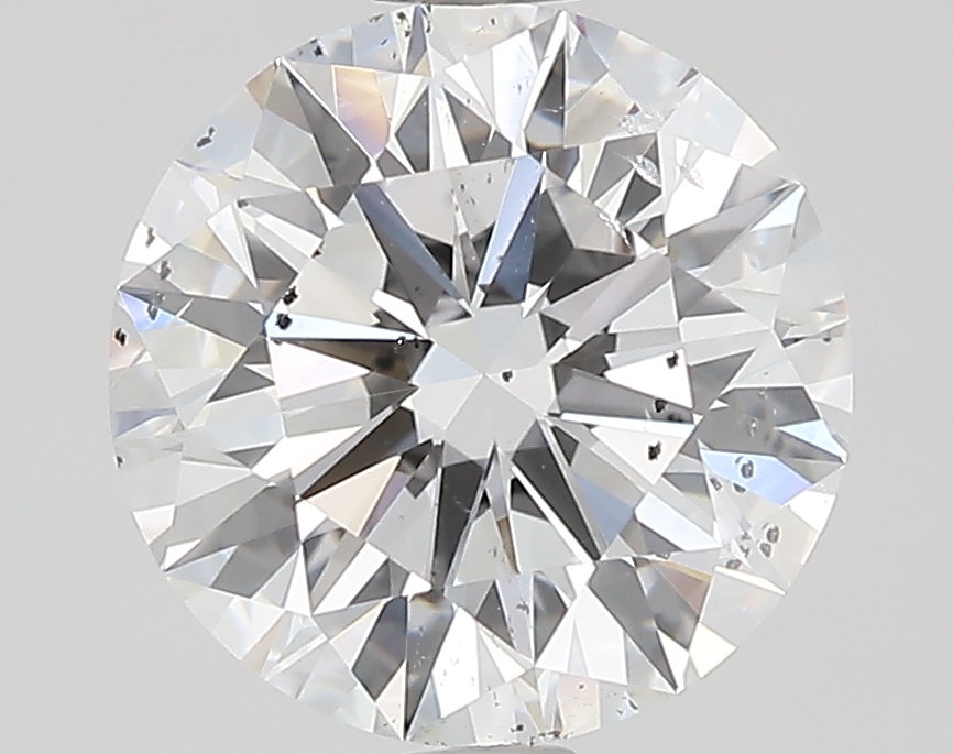 2.00 carat natural round diamond, E SI2, GIA certified