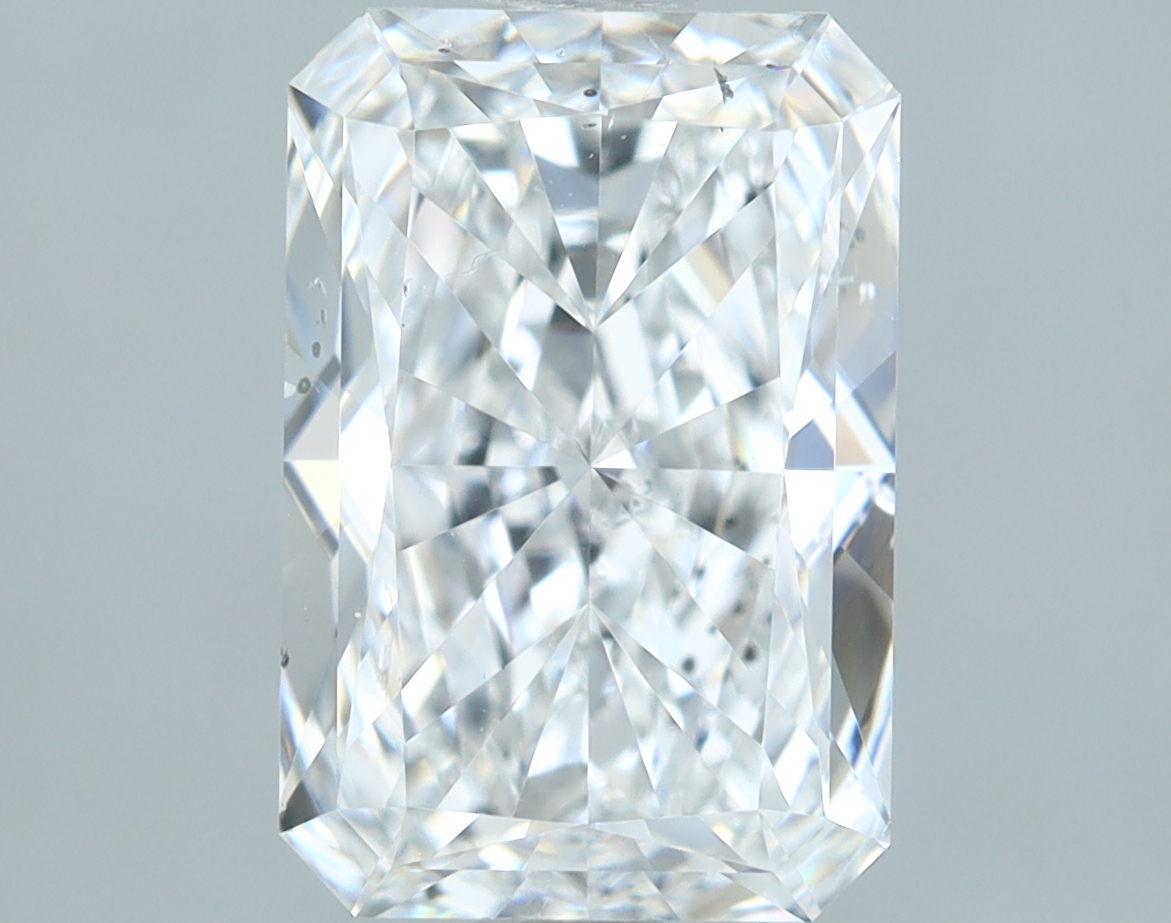2.01 carat natural radiant cut diamond, E SI1, GIA certified